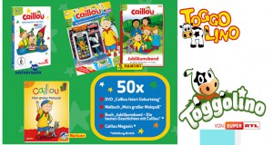 Caillou und Peter Hase Fan-Pakete zu gewinnen